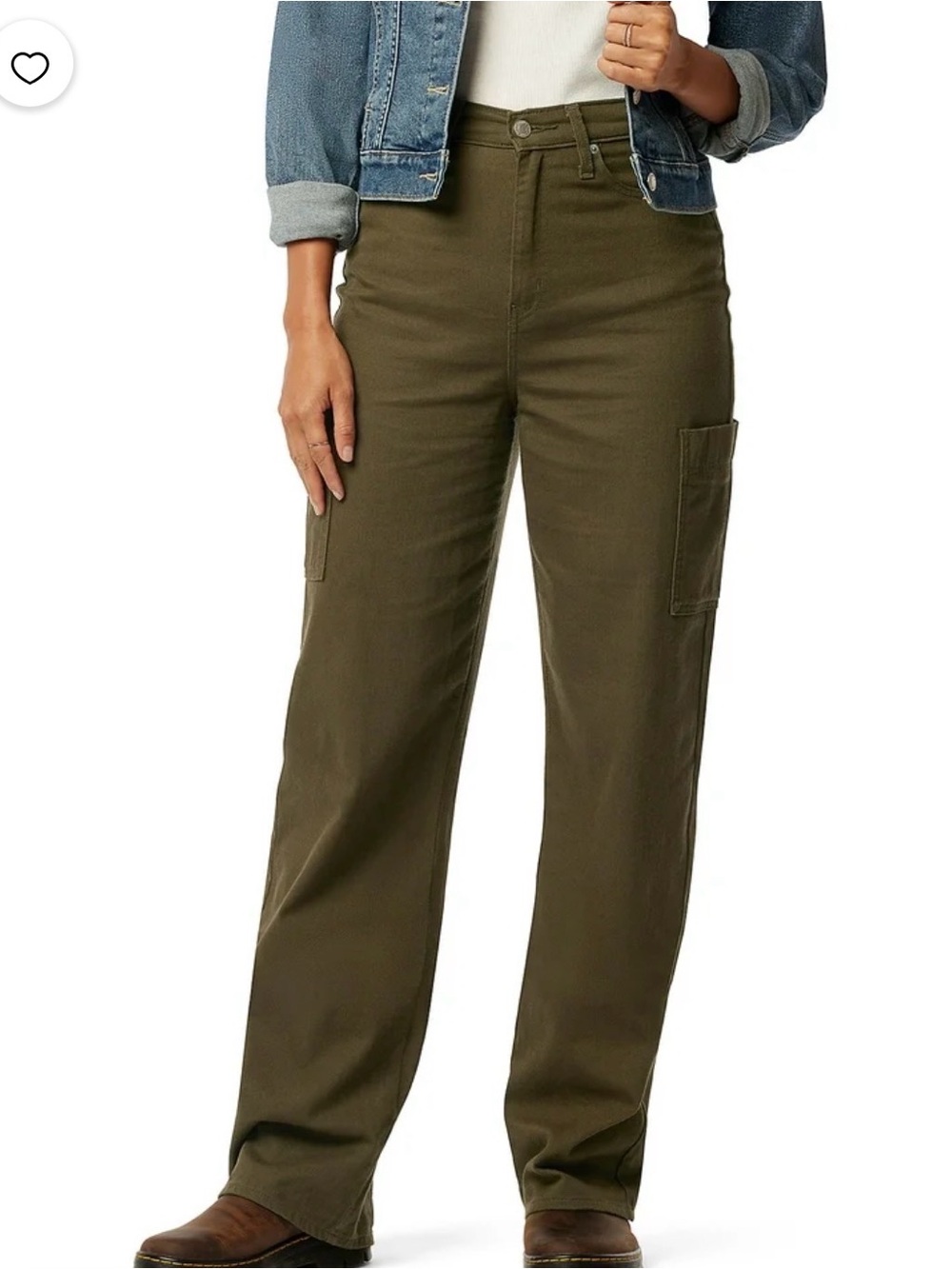 Levi's Heritage High-Rise Loose Straight - Olive Green